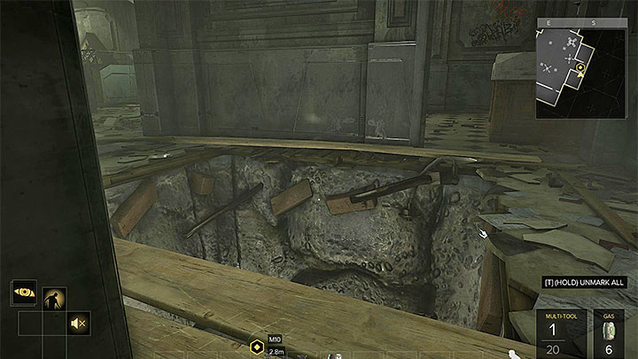 Do not try to leave the place the same way you got in, as mines have been planted - Facing the Enigma - main quest - Main quests - Deus Ex: Mankind Divided Game Guide