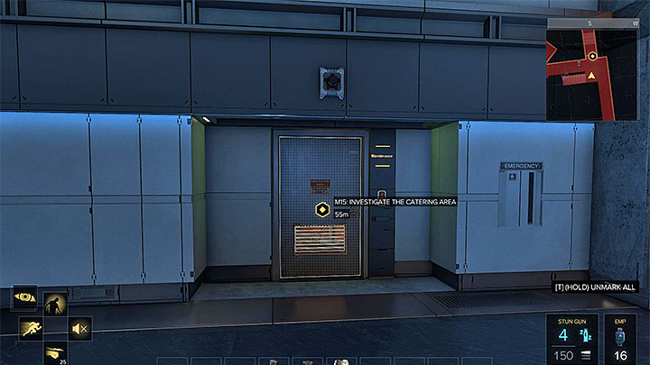 Once you acquire the keycard you need to reach a locked door in the northern part of the buildings level four (M25,7) (screenshot above) - Securing the Convention Centre - main quest - Apex Convention Centre | Quests and maps - Deus Ex: Mankind Divided Game Guide