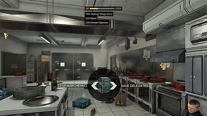 Save your progress, as now its time for a decision about what to do next - Securing the Convention Centre - main quest - Apex Convention Centre | Quests and maps - Deus Ex: Mankind Divided Game Guide