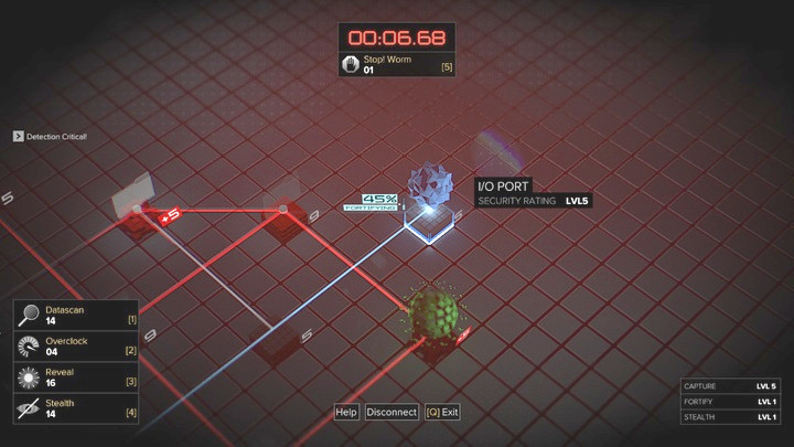 Your goal is to take over all I/O ports (the green points). - General information, selecting strategy - Hacking - Deus Ex: Mankind Divided Game Guide