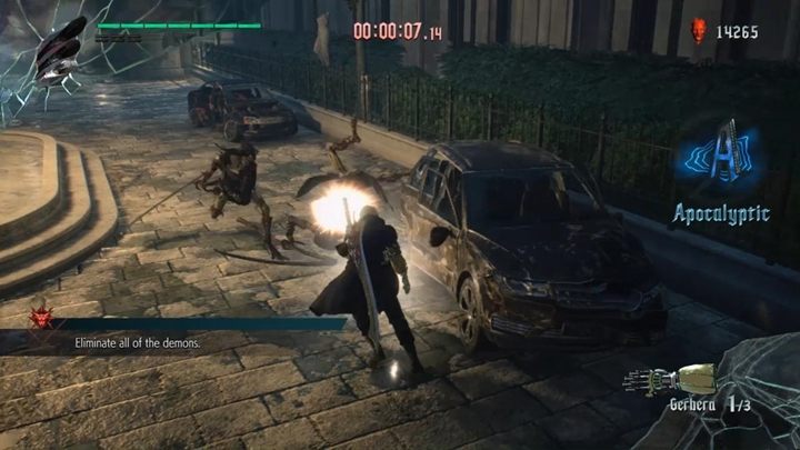 The aim of this secret mission is to eliminate all demons in 90 seconds - Secret mission 01 walkthrough for Devil May Cry 5 - Secret missions - Devil May Cry 5 Guide