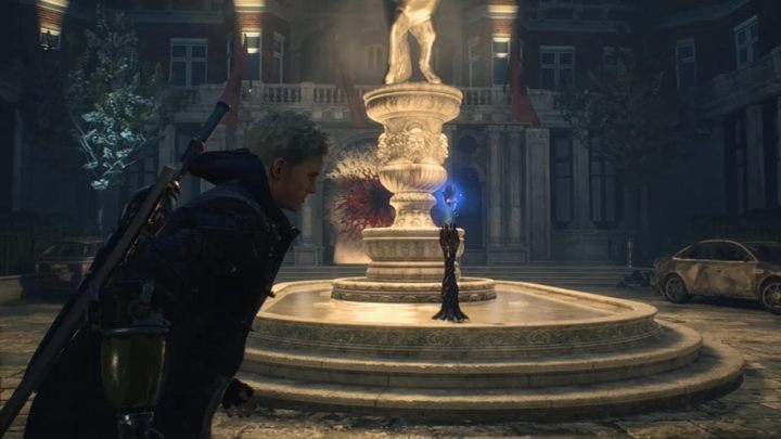 When you have completed the challenge, you will get a fragment of the blue sphere and you will be able to continue the mission - Secret mission 01 walkthrough for Devil May Cry 5 - Secret missions - Devil May Cry 5 Guide