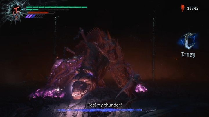 Put out the flames - when you do that, the enemy will start charging the next element - King Cerberus Boss Fight Guide for DMC5 - Bosses - Devil May Cry 5 Guide