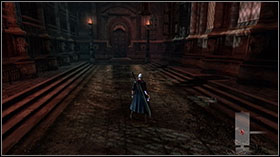 Activate Gyro Blades and push it onto the blue panel - Mission 5: Trisagion - Missions - Devil May Cry 4 (PC) - Game Guide and Walkthrough