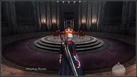 Destroy a big group of knights and break a statue of Red Orbs - Mission 10: Wrapped in Glory - Missions - Devil May Cry 4 (PC) - Game Guide and Walkthrough