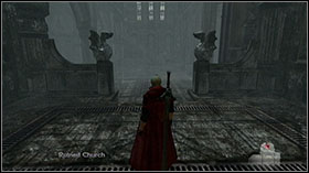 In Ruined Church take Combat Adjudicator test and enter the forest using door under the stairs - Mission 13: The Devil Returns - Missions - Devil May Cry 4 (PC) - Game Guide and Walkthrough