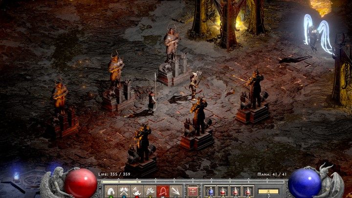Go to the City of the Damned and use the stairs next to the portal to reach the River of Flame - Diablo 2 Resurrected: Terrors End - walkthrough - Act 4 - Diablo 2 Resurrected Guide