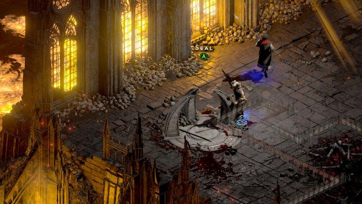 So that it's not all fun and games, you'll have to open five seals in Chaos Sanctuary first - Diablo 2 Resurrected: Terrors End - walkthrough - Act 4 - Diablo 2 Resurrected Guide