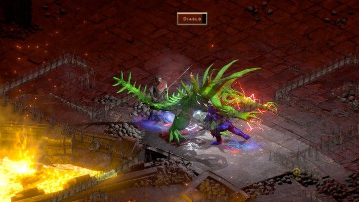 Diablo is a tough enemy - Diablo 2 Resurrected: Terrors End - walkthrough - Act 4 - Diablo 2 Resurrected Guide
