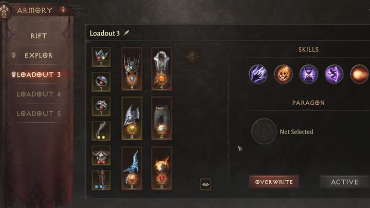 To save a build in the Armory, equip the hero with the items you want to use and create a skill set - Diablo Immortal: Armory and Stash - Crafting and equipping - Diablo Immortal Guide