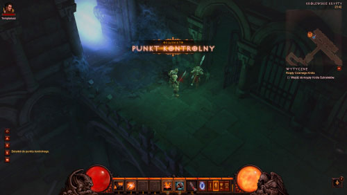 Keep heading forward until youve located a passageway leading to the Crypt of the Skeleton King - Reign of the Black King - Quests - Diablo III Game Guide