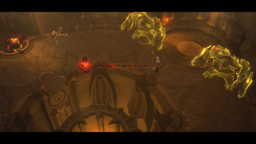 Head forward and get ready for an unpleasant surprise - a new battle - The Black Soulstone - Quests - Diablo III Game Guide