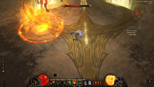 Diablo can also cast a single fireball and that fireball creates a fire circle on the ground after the explosion - Prime Evil - Quests - Diablo III Game Guide