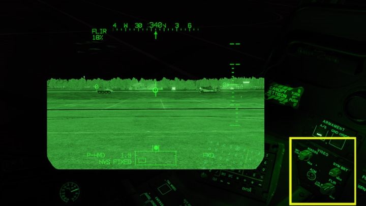 DCS AH-64D Apache: PNVS - Pilot Night Vision System - how to use night ...