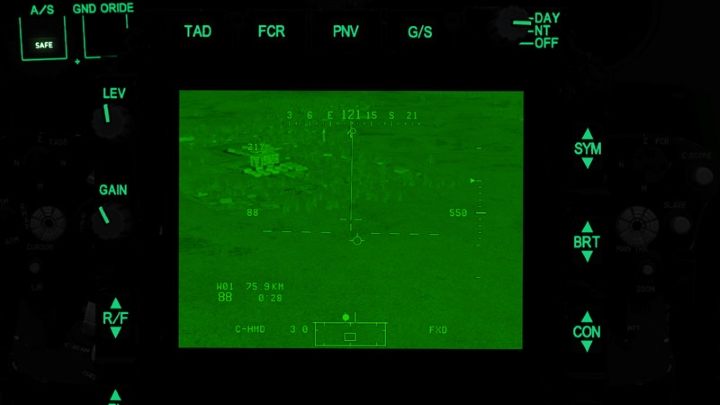 DCS AH-64D Apache: PNVS - Pilot Night Vision System - how to use night ...