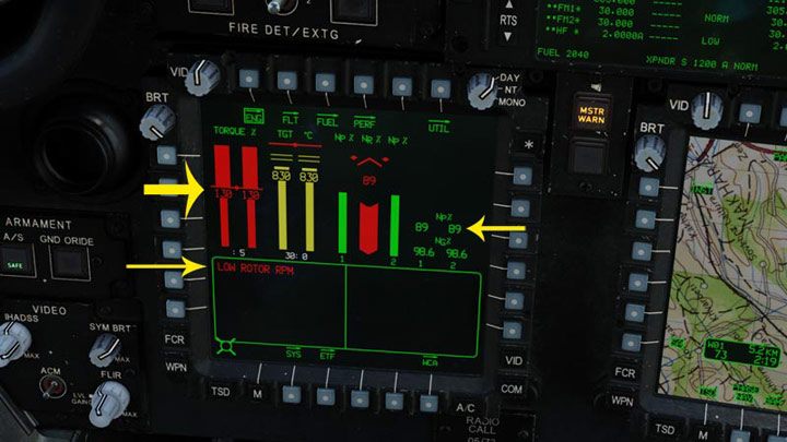 Check the fuel - DCS AH-64D Apache: How to fly helicopter? - Basics - DCS AH-64 Apache Guide