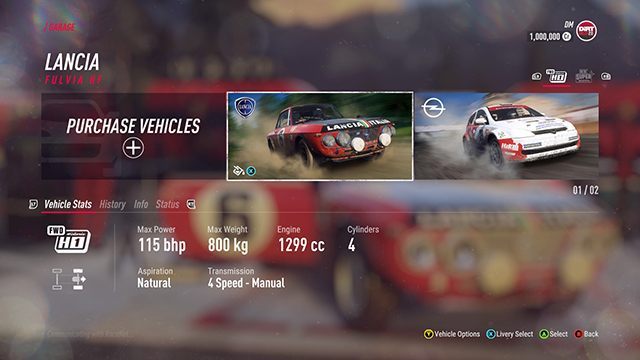 Lancia and Opel you start the game with have free repairs - you will appreciate it more often than you think. - Best cars for the beginning in DiRT Rally 2.0 - Basics - DiRT Rally 2.0 Guide
