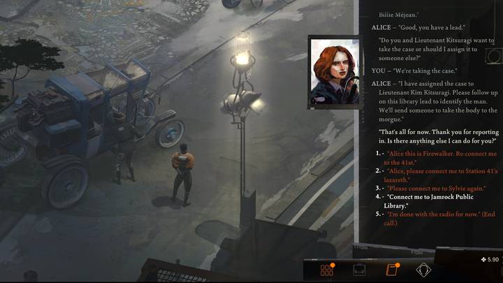 Don't leave the radio window yet - Disco Elysium: Dead body on the boardwalk - walkthrough - Second crime scene - Disco Elysium Guide