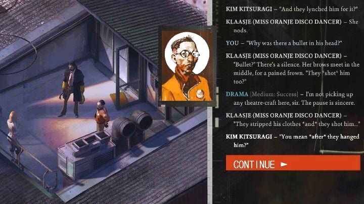 Disco Elysium: Who made the call reporting the crime - walkthrough ...