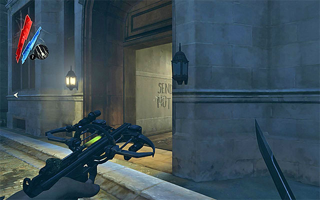 The last, third way is entering the area from the side of the guard quarters - Infiltrating the Boyle Estate - Mission 5 - Lady Boyles Last Party - Dishonored - Game Guide and Walkthrough