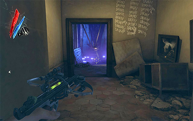 Since the building is occupied by weepers, you need to watch your steps - Exploring the Estate District - Mission 5 - Lady Boyles Last Party - Dishonored - Game Guide and Walkthrough