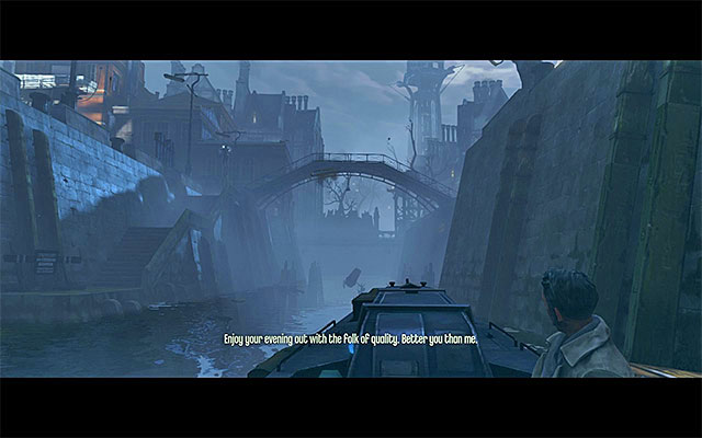 Right before you begin the mission proper, you will have the opportunity to learn a new obstacle, i - Exploring the Estate District - Mission 5 - Lady Boyles Last Party - Dishonored - Game Guide and Walkthrough