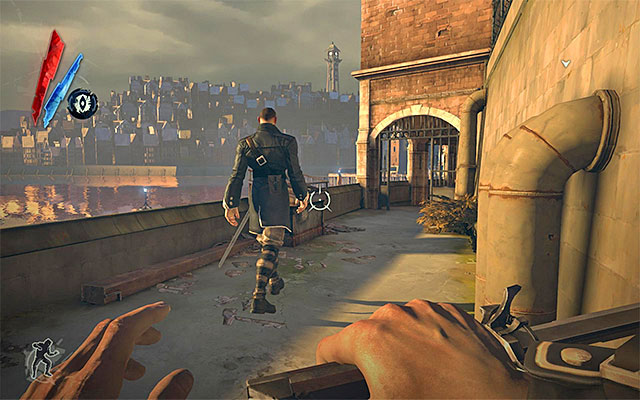 You may also take the path to the left, i - Reaching the drawbridge - Mission 4 - The Royal Physician - Dishonored - Game Guide and Walkthrough