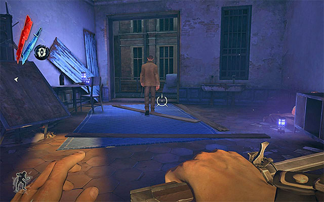 Around there are a few apartments on the upper floors, and it's easiest to access them by walking on rooftops (the best way to reach the rooftops is to take the staircase in Pratchett's apartment) - Exploring Pratchett's apartment and the neighboring houses - Mission 4 - The Royal Physician - Dishonored - Game Guide and Walkthrough