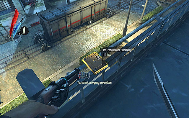 Right after you go past the first wall of light, you will reach a small square - Getting past the first Wall of Light - Mission 2 - High Overseer Campbell - Dishonored - Game Guide and Walkthrough