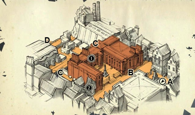 Legend - Mission plan - Mission 2 - High Overseer Campbell - Dishonored - Game Guide and Walkthrough