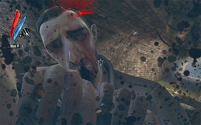 I recommend that you watch your steps, because the weepers will attack you if they spot you - Exploring the sewers - The Hound Pits Pub #3 - Dishonored - Game Guide and Walkthrough