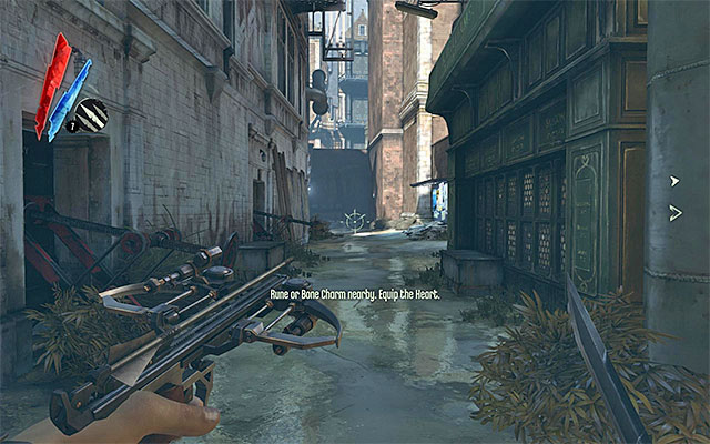 The other variant is to pass through an alley near the passage to the distillery district (the above screenshot) - Reaching Clavering Boulevard - Mission 3 - House of Pleasure - Dishonored - Game Guide and Walkthrough