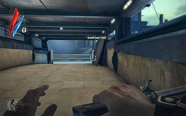Regardless of your approach, you need to reach the yard vicinities - Reaching the Dunwall Tower - Mission 6 - Return to the Tower - Dishonored - Game Guide and Walkthrough