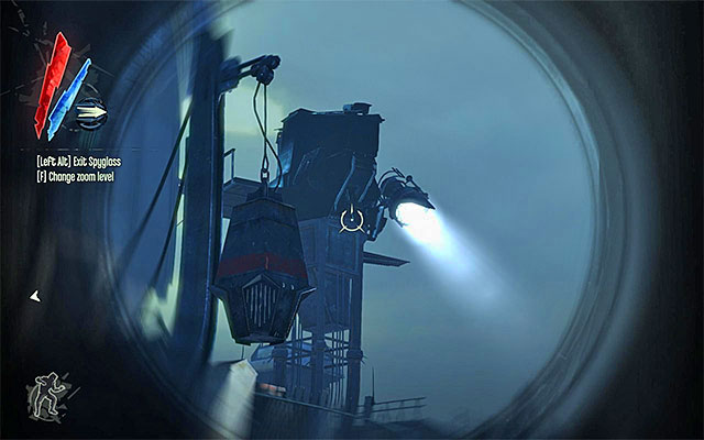 The entrance to the Tower is heavily guarded, but you need to devote most attention to the watchtower shown in the above screenshot - Exploring the area around the Dunwall Tower - Mission 6 - Return to the Tower - Dishonored - Game Guide and Walkthrough