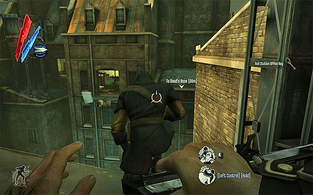 During your exploration, you should take a look into the building you pass, to find gold, food, Sokolov's health elixirs and Piero's spiritual remedies - Exploring Rudshore Waterfront - Mission 7 - The Flooded District - Dishonored - Game Guide and Walkthrough