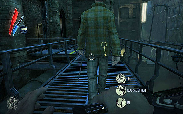 In the area, there are two bandits, who are neutral towards you, and it's worthwhile to listen to their conversation - Exploring the area around the quarantine wall - Mission 7 - The Flooded District - Dishonored - Game Guide and Walkthrough