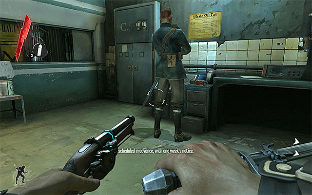 Now deal with the two guards occupying the side rooms - Planting the explosive - Mission 1 - Dishonored - Dishonored - Game Guide and Walkthrough