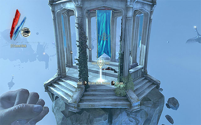 Acquaint yourself with the short description of how the power works - Encounter with The Outsider - Somewhere Else... - Dishonored - Game Guide and Walkthrough