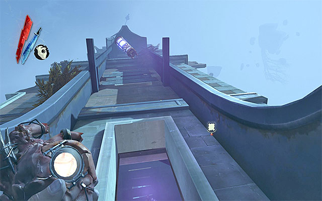 Make sure that you select the heart on the list (by holding down the middle mouse button) - Encounter with The Outsider - Somewhere Else... - Dishonored - Game Guide and Walkthrough