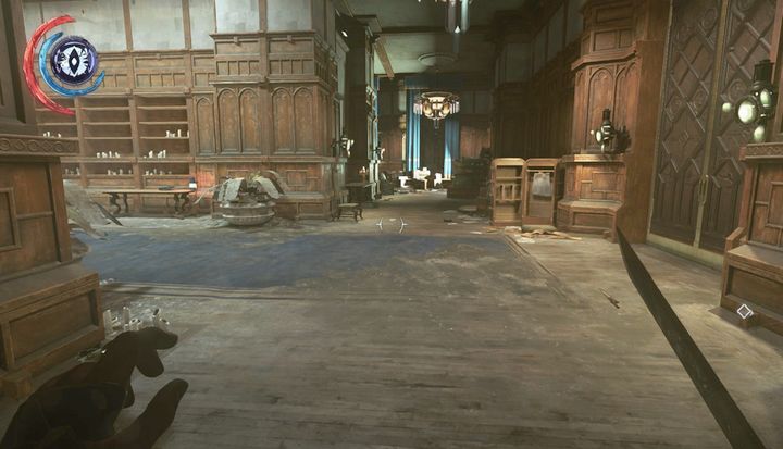 On the right, there are chambers of the imperial guard. - Eliminate Delilah Copperspoon | Mission 9 - Mission 9 - Death to the Empress - Dishonored 2 Game Guide
