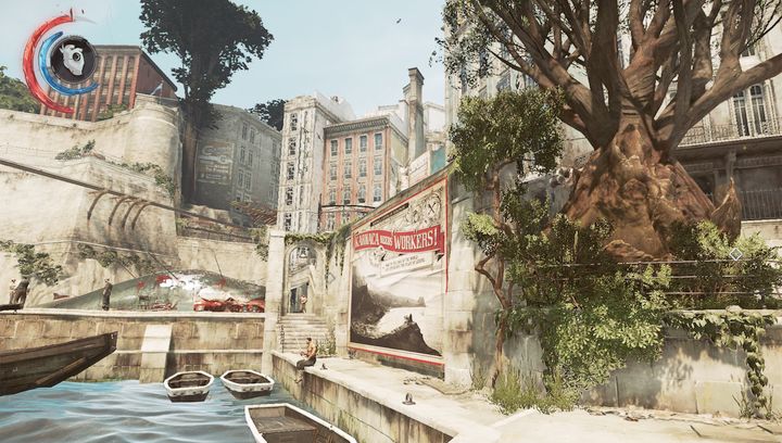 Theres a rune inside the dead whales mouth. - Locate the black market shop (optional) | Mission 2 - Mission 2 - Edge of the World - Dishonored 2 Game Guide