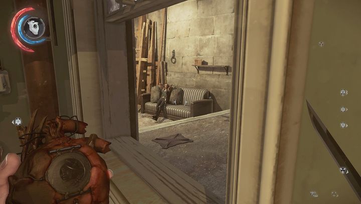 Talk to Mindy to accept optional missions. - Locate the black market shop (optional) | Mission 2 - Mission 2 - Edge of the World - Dishonored 2 Game Guide