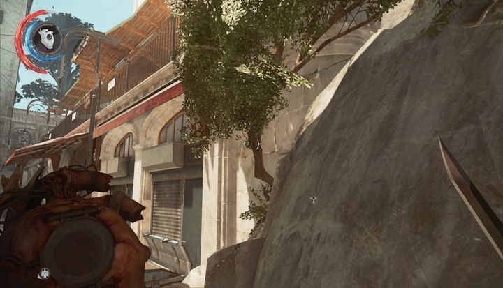 The passage is on the right. - Get to the Addermire Institute | Mission 2 - Mission 2 - Edge of the World - Dishonored 2 Game Guide