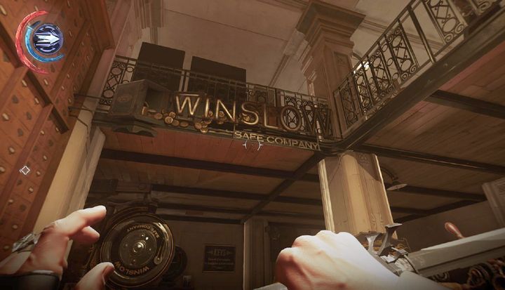 Wait for the guard to end his conversation with the shopkeeper. - Find the entrance to the Grand Palace | Mission 8 - Mission 8 - The Grand Palace - Dishonored 2 Game Guide