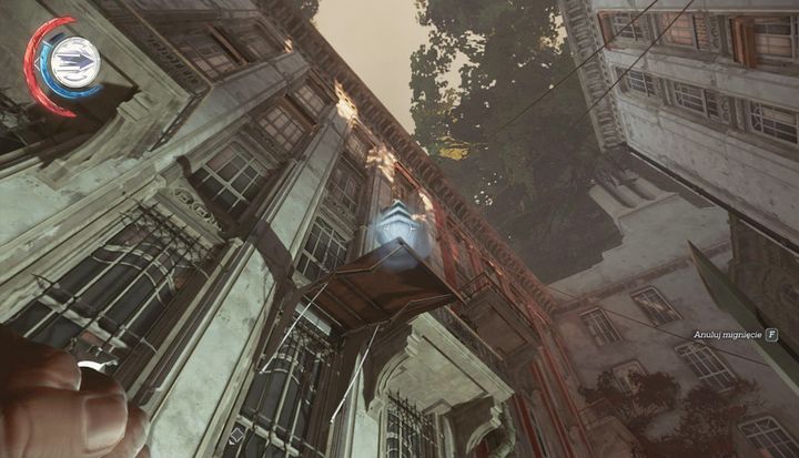 Use Blink or Far Reach to get to the balcony. - Enter the Carriage Station | Mission 4 - Mission 4 - The Clockwork Mansion - Dishonored 2 Game Guide