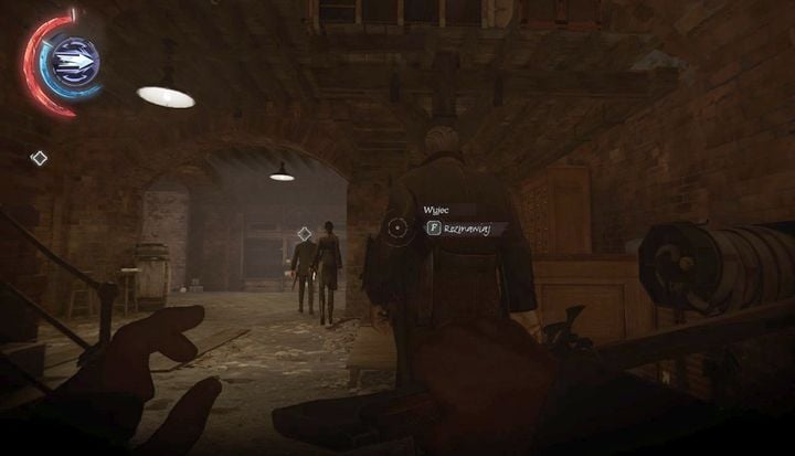 Hide behind the door and wait for the third Weeper to enter the room. - Enter the Carriage Station | Mission 4 - Mission 4 - The Clockwork Mansion - Dishonored 2 Game Guide