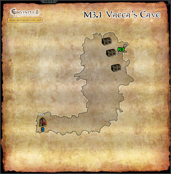 M3 Sentinel Island - Sentinel Island - M3.1 Vacca's Cave - Sentinel Island - Divinity II: Ego Draconis - Game Guide and Walkthrough