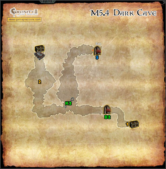 1 - Orobas Fjords - M5.4 Dark Cave - Orobas Fjords - Divinity II: Ego Draconis - Game Guide and Walkthrough