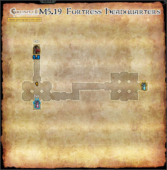 1 - Orobas Fjords - M5.19 Fortress Headquarters - Orobas Fjords - Divinity II: Ego Draconis - Game Guide and Walkthrough