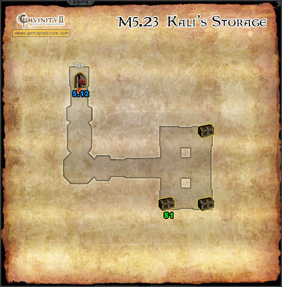 S1 Golden chest - Orobas Fjords - M5.23 Kali's Storage - Orobas Fjords - Divinity II: Ego Draconis - Game Guide and Walkthrough